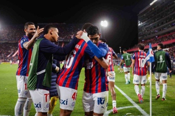 Nacional 0x1 Bahia, pela segunda rodada da Libertadores -  (crédito: Foto: Letícia Martins/EC Bahia)