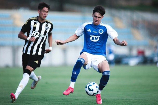 Atlético-MG 1 x 1 Cruzeiro, pela quinta rodada do Brasileirão Sub-20 - (crédito: Fotos: Gustavo Martins/ Cruzeiro) Atlético-MG 1 x 1 Cruzeiro, pela quinta rodada do Brasileirão Sub-20 - (crédito: Fotos: Gustavo Martins/ Cruzeiro)
