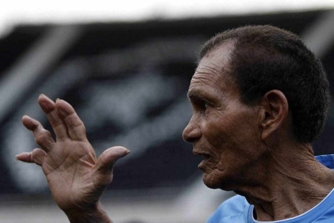 Manga morreu nesta terça-feira (8) e lutava contra um câncer de próstata, aos 87 anos -  (crédito: Foto: Vitor Silva/Botafogo)