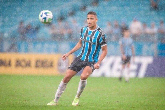 Naves pode deixar o Palmeiras nos próximos dias  -  (crédito: Foto: Lucas Uebel/Grêmio)