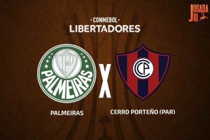 Palmeiras e Cerro duelam por liderança no Grupo G da Libertadores - (crédito: Foto: arte Jogada10) Palmeiras e Cerro duelam por liderança no Grupo G da Libertadores - (crédito: Foto: arte Jogada10)