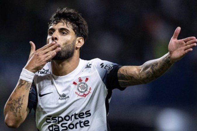 Lamborghini de Yuri Alberto o tornou proprietário de um dos veículos mais caros entre jogadores do futebol brasileiro - (crédito: Foto: Rodrigo Coca/Agência Corinthians) Lamborghini de Yuri Alberto o tornou proprietário de um dos veículos mais caros entre jogadores do futebol brasileiro - (crédito: Foto: Rodrigo Coca/Agência Corinthians)