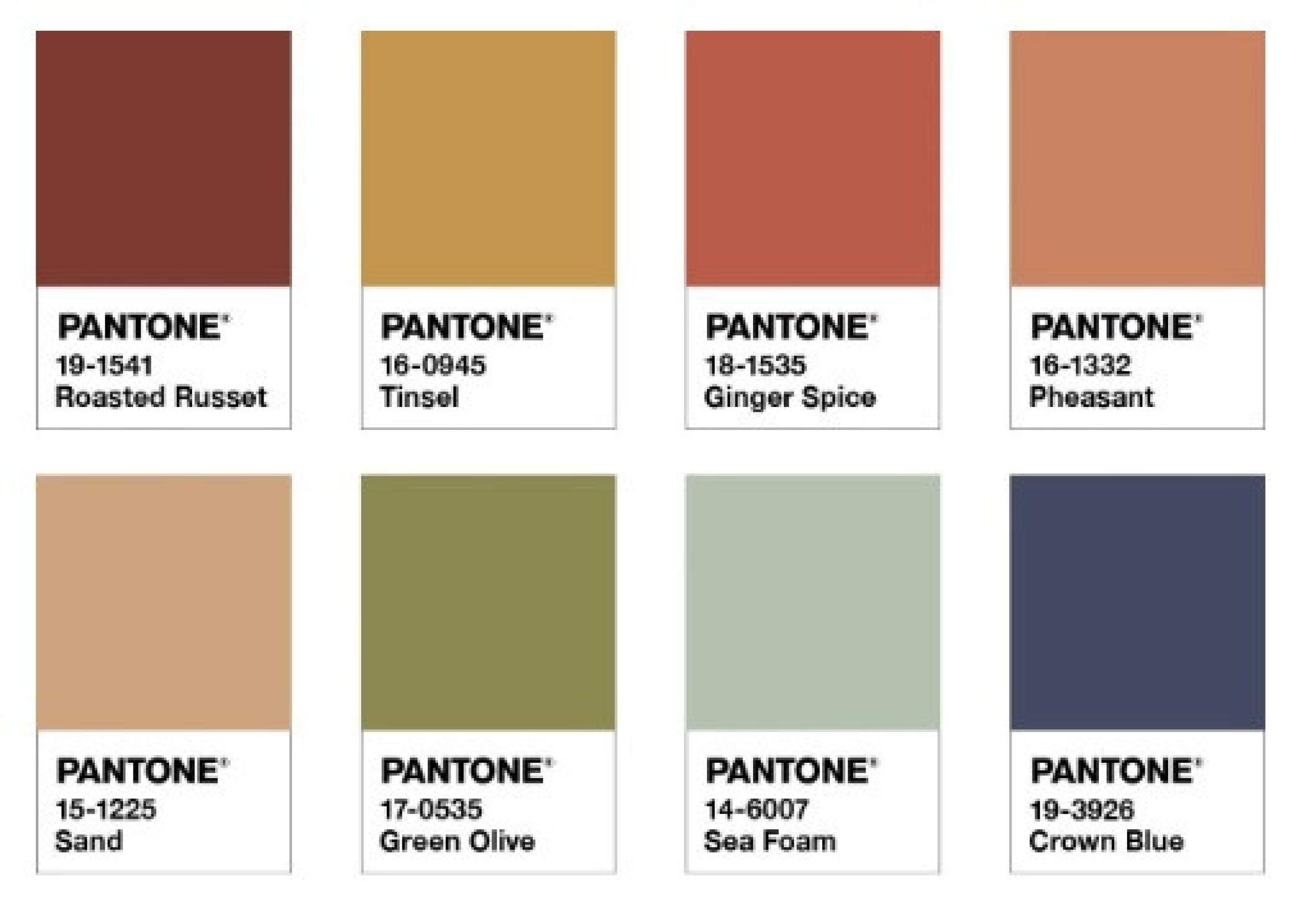 Tons neutros, da Pantone 
