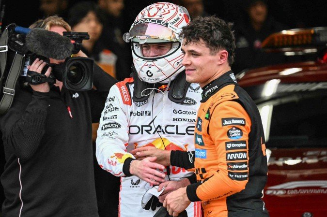 Verstappen acirrou a briga com Norris pela liderança do campeonato após vitória no GP do Japão de Fórmula 1 - (crédito: AFP) Verstappen acirrou a briga com Norris pela liderança do campeonato após vitória no GP do Japão de Fórmula 1 - (crédito: AFP)