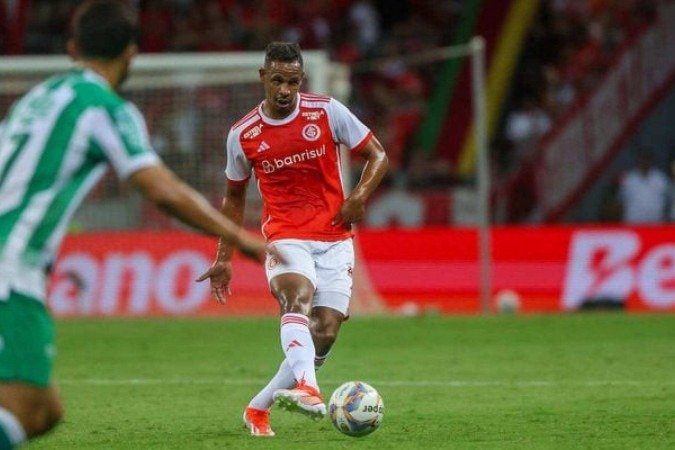 Fernando atingirá inédita pelo Inter no confronto com o Atlético Nacional pela Libertadores, nesta quinta (10) - (crédito: Foto: Ricardo Duarte) Fernando atingirá inédita pelo Inter no confronto com o Atlético Nacional pela Libertadores, nesta quinta (10) - (crédito: Foto: Ricardo Duarte)
