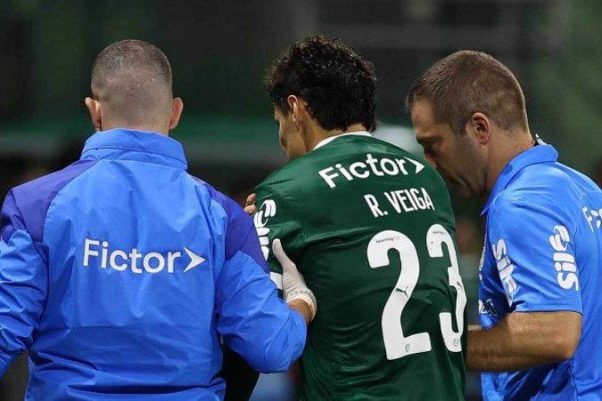 Veiga atuou somente 10 minutos em jogo do Palmeiras - (crédito: Foto: Cesar Greco/Palmeiras) Veiga atuou somente 10 minutos em jogo do Palmeiras - (crédito: Foto: Cesar Greco/Palmeiras)