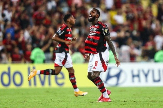 Gerson entrou na segunda etapa de Flamengo 1x2 Central Córdoba - (crédito: Foto: Gilvan de Souza/Flamengo) Gerson entrou na segunda etapa de Flamengo 1x2 Central Córdoba - (crédito: Foto: Gilvan de Souza/Flamengo)