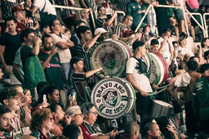Torcedores do Fluminense viveram noite de 'rodada dupla' no Maracanã - (crédito: - Foto: Marcelo Gonçalves / Fluminense FC) Torcedores do Fluminense viveram noite de 'rodada dupla' no Maracanã - (crédito: - Foto: Marcelo Gonçalves / Fluminense FC)