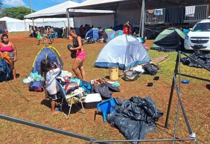 O Acampamento Terra Livre será encerrado no dia 10 de abril, com a leitura do documento final que reúne as principais reivindicações e encaminhamentos da mobilização. -  (crédito:   Carlos Vieira/CB/DA Press) -O Acampamento Terra Livre será encerrado no dia 10 de abril, com a leitura do documento final que reúne as principais reivindicações e encaminhamentos da mobilização. -  (crédito:   Carlos Vieira/CB/DA Press)