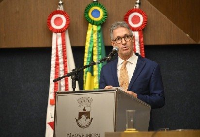 Governador Romeu Zema fez uma sinalização ao presidente da ALMG, Tadeu Martins Leite, que pediu maior sensibilidade na cobrança dos pedágios -  (crédito: Leandro Couri/EM/D.A Press)
