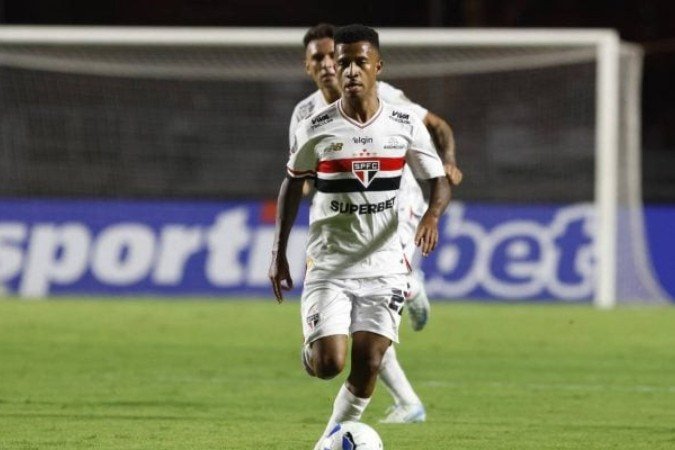 Marcos Antônio deu assistência para o segundo gol do São Paulo - (crédito: Foto: Rubens Chiri/São Paulo FC) Marcos Antônio deu assistência para o segundo gol do São Paulo - (crédito: Foto: Rubens Chiri/São Paulo FC)