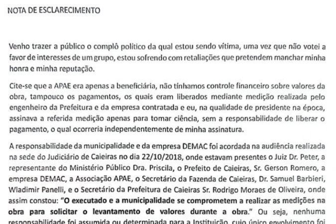 documento APAE