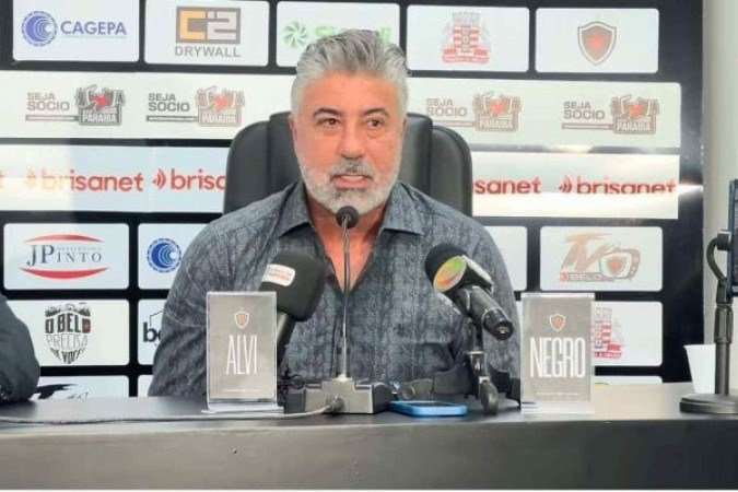 Alexandre Gallo, CEO da SAF do Botafogo-PB, garante jogo no Almeidão -  (crédito: Foto: Reprodução/TV Belo)