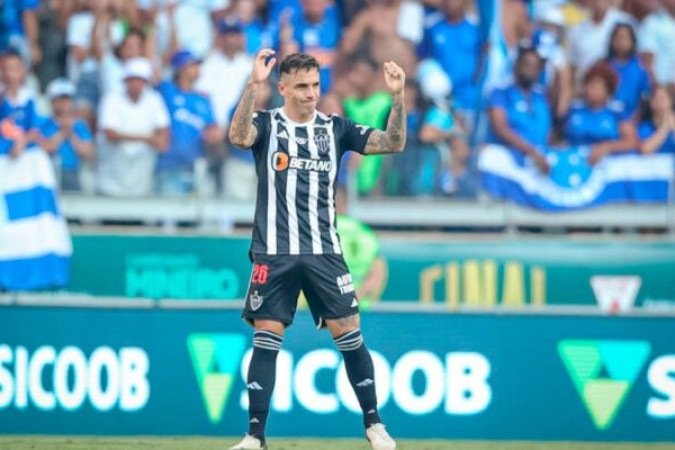 SARAVIA - Entrou no lugar de Natanael e ficou muito preocupado com a marcação - Nota 6,0 - Pedro Souza/Atlétic