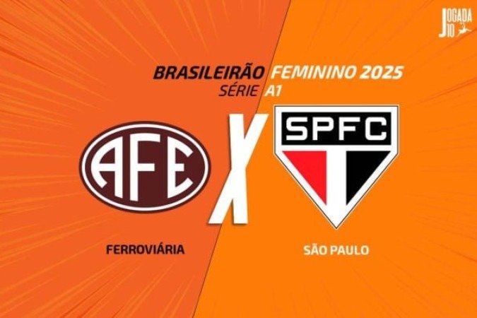 Ferroviária recebe o São Paulo pela quarta rodada do Brasileirão feminino - (crédito: Foto: Arte/Jogada10) Ferroviária recebe o São Paulo pela quarta rodada do Brasileirão feminino - (crédito: Foto: Arte/Jogada10)