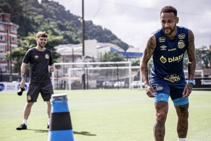 Neymar deve ser relacionado para enfrentar o Fluminense neste domingo - (crédito: Raul Baretta/ Santos FC.) Neymar deve ser relacionado para enfrentar o Fluminense neste domingo - (crédito: Raul Baretta/ Santos FC.)