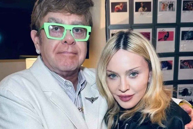 Por que Madonna e Elton John eram brigados - (crédito: TMJBrazil) Por que Madonna e Elton John eram brigados - (crédito: TMJBrazil)