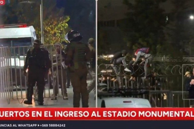 Irmã de vítima fatal em Colo-Colo x Fortaleza concede entrevista à imprensa chilena - (crédito: Foto: Reprodução) Irmã de vítima fatal em Colo-Colo x Fortaleza concede entrevista à imprensa chilena - (crédito: Foto: Reprodução)