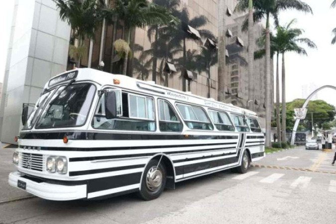 Ônibus icônico do Timão -  (crédito: Foto: Divulgação/Corinthians)