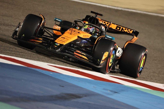 Piastri conquistou a segunda pole position da temporada e larga em primeiro no GP do Bahrein - (crédito: AFP) Piastri conquistou a segunda pole position da temporada e larga em primeiro no GP do Bahrein - (crédito: AFP)