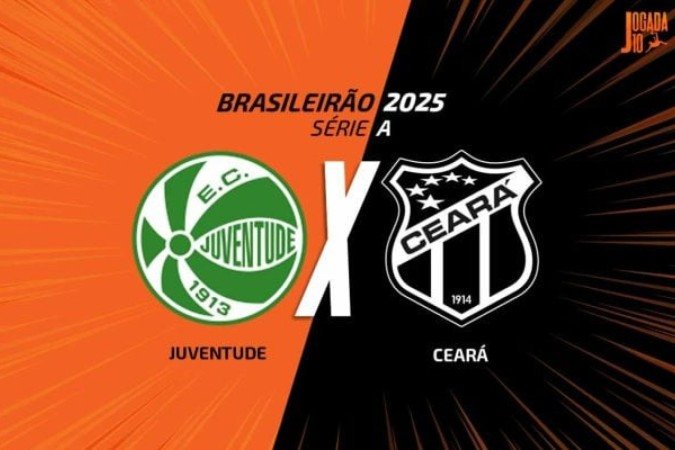Juventude recebe o Ceará neste sábado, pelo Brasileirão - (crédito: Foto: Arte Jogada10) Juventude recebe o Ceará neste sábado, pelo Brasileirão - (crédito: Foto: Arte Jogada10)