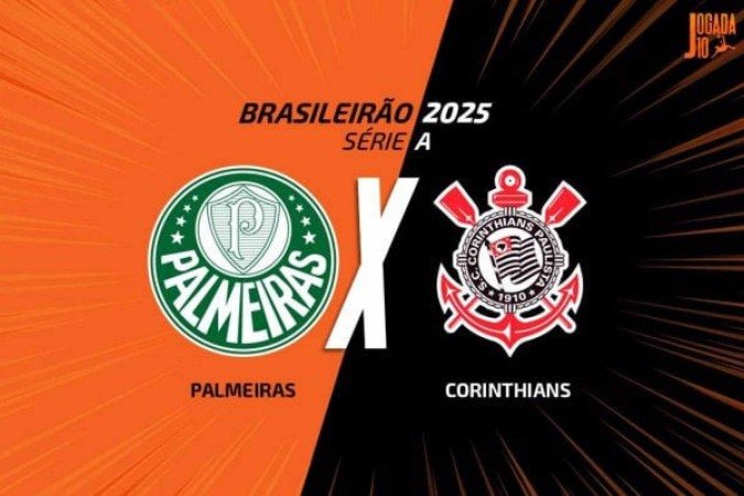 Palmeiras e Corinthians deste sábado promete agitar o Brasileirão - (crédito: Foto: Arte Jogada10) Palmeiras e Corinthians deste sábado promete agitar o Brasileirão - (crédito: Foto: Arte Jogada10)