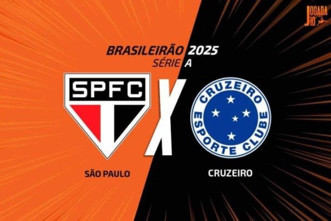São Paulo e Cruzeiro duelam no Morumbis pela terceira rodada do Brasileirão 2025 - (crédito: Foto: Arte jogada10) São Paulo e Cruzeiro duelam no Morumbis pela terceira rodada do Brasileirão 2025 - (crédito: Foto: Arte jogada10)