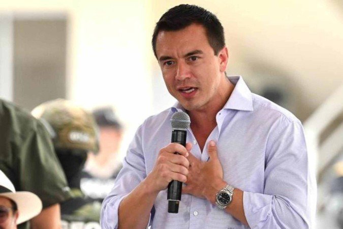 Noboa lançou uma campanha intensa para se reeleger. - (crédito: Getty Images) Noboa lançou uma campanha intensa para se reeleger. - (crédito: Getty Images)