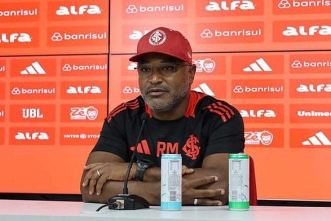 Técnico do Inter, Roger Machado ficou satisfeito com ponto conquistado fora - (crédito: Foto: Ricardo Duarte/Internacional) Técnico do Inter, Roger Machado ficou satisfeito com ponto conquistado fora - (crédito: Foto: Ricardo Duarte/Internacional)
