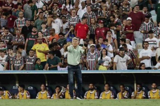 Renato Gaúcho celebra comprometimento do Fluminense em vitória no Maracanã - (crédito: Foto: Reprodução/Fluminense FC) Renato Gaúcho celebra comprometimento do Fluminense em vitória no Maracanã - (crédito: Foto: Reprodução/Fluminense FC)