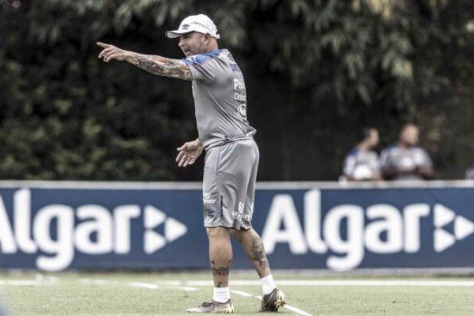 Sampaoli comandou o Santos em 2019 - (crédito: Foto: Ivan Storti/Santos FC) Sampaoli comandou o Santos em 2019 - (crédito: Foto: Ivan Storti/Santos FC)