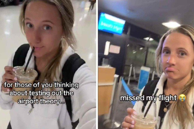 Teoria do aeroporto movimenta redes sociais - (crédito: TikTok) Teoria do aeroporto movimenta redes sociais - (crédito: TikTok)