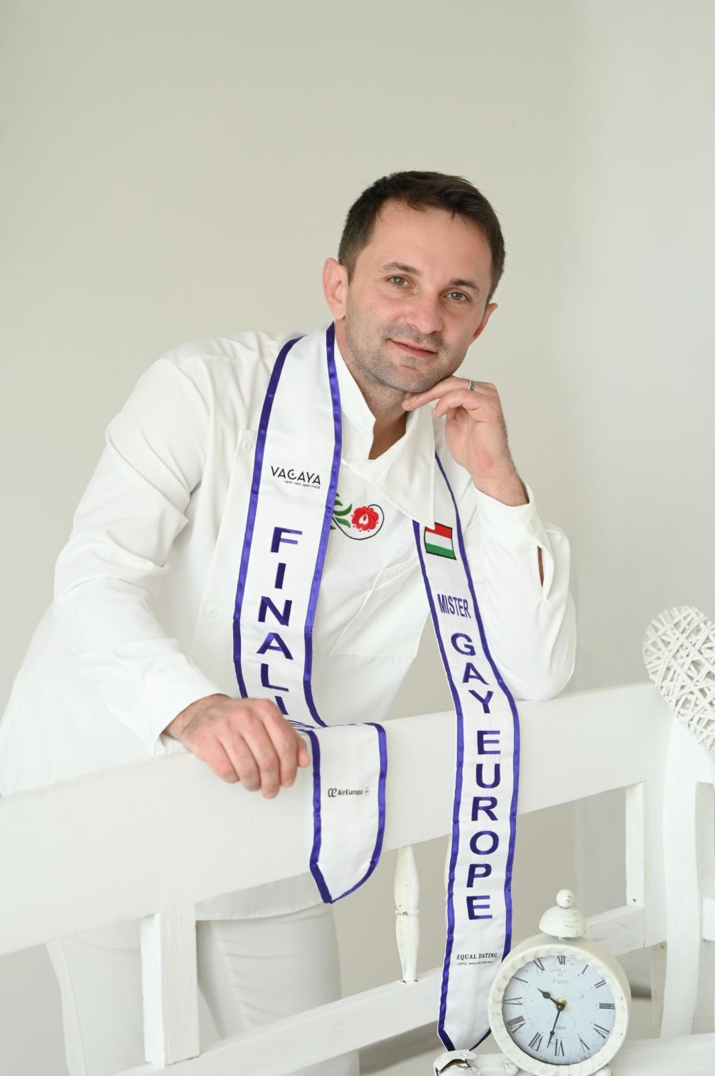 Robert Antic, 37 anos, húngaro, finalista do Mister Gay Europe 2025 Robert Antic, 37 anos, húngaro, finalista do Mister Gay Europe 2025