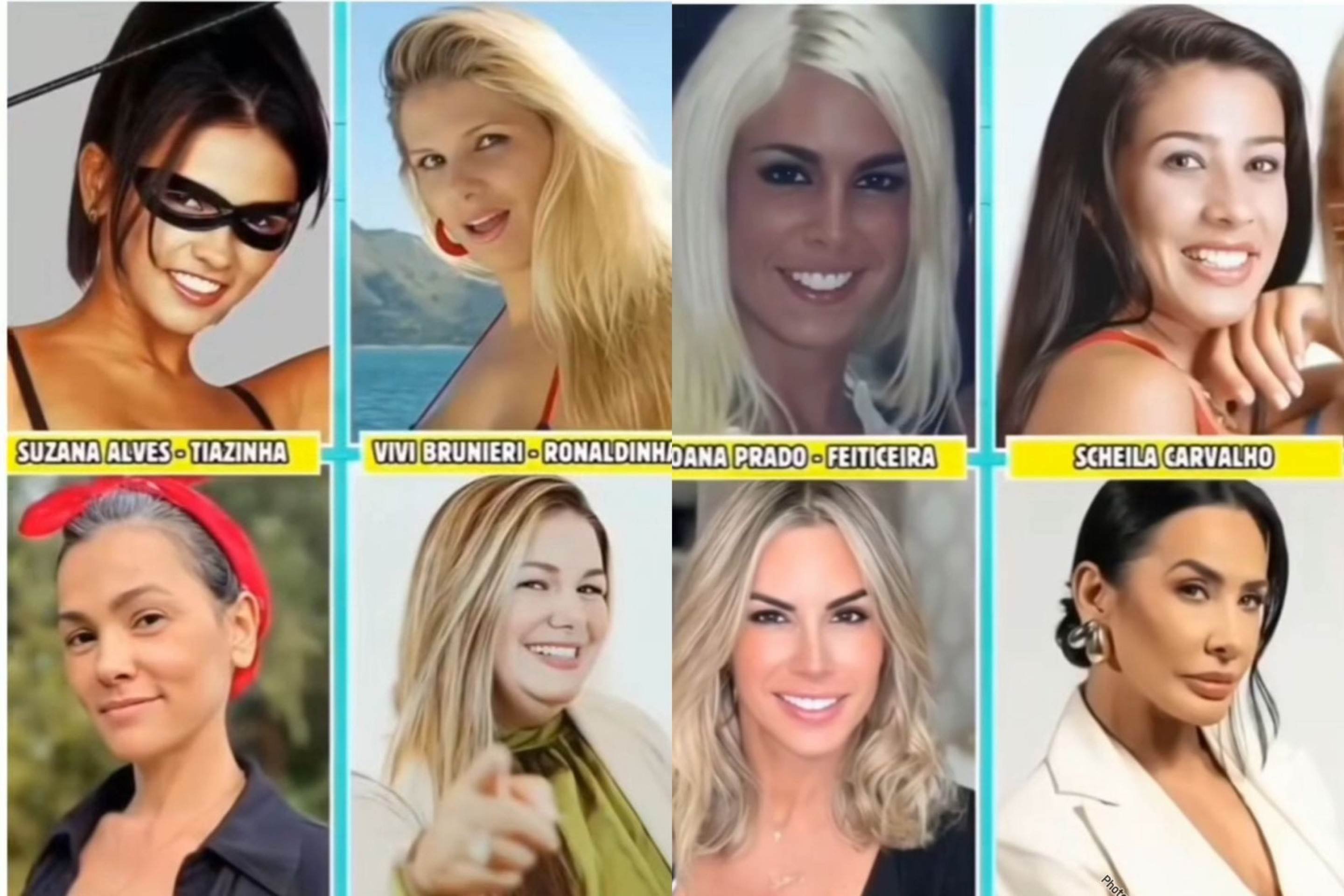 O antes e depois das principais musas dos anos 90 e 2000 