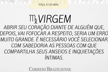 VIRGEM | 15 DE ABRIL