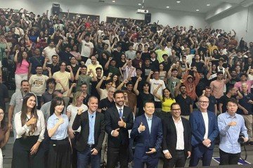 O encontro fortaleceu a parceria entre academia e indústria, mostrando caminhos além da sala de aula -  (crédito: Fotos: FCTE/Divulgação)