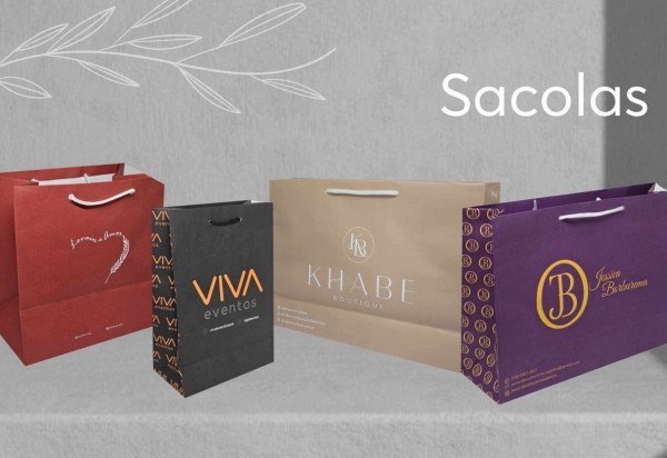 conjunto sacolas