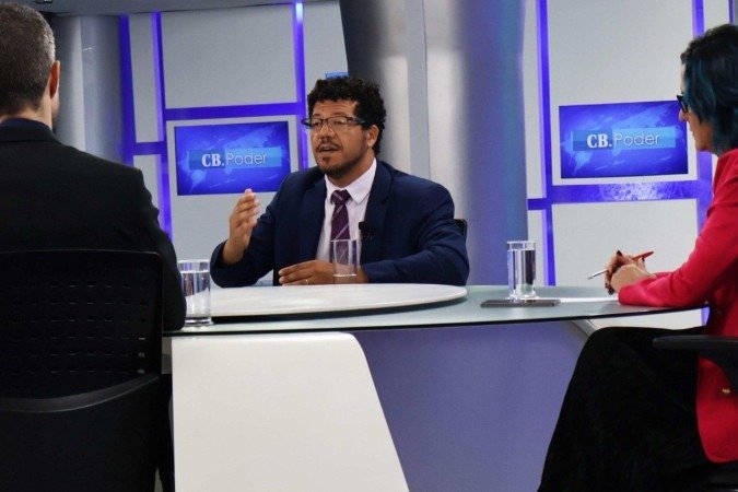 'CB.Poder' recebe Marivaldo Pereira, secretario de Assuntos Legislativo do Ministério da Justiça - (crédito: Fotos: Bruna Gaston) 'CB.Poder' recebe Marivaldo Pereira, secretario de Assuntos Legislativo do Ministério da Justiça - (crédito: Fotos: Bruna Gaston)