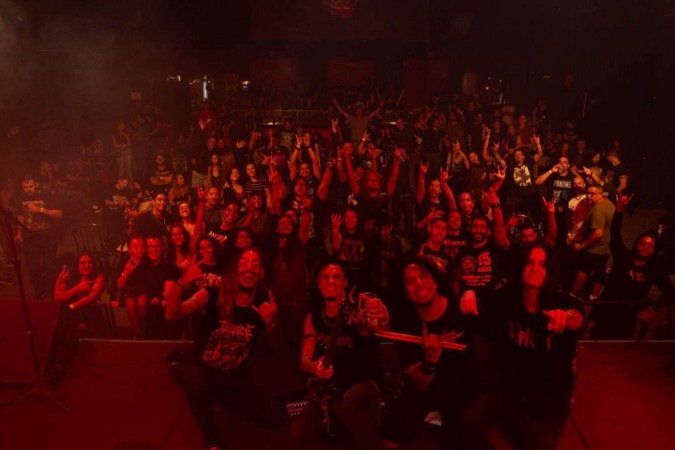 Banda Metrolica se apresenta no Toinha; energia metaleira - (crédito: Arquivo) Banda Metrolica se apresenta no Toinha; energia metaleira - (crédito: Arquivo)