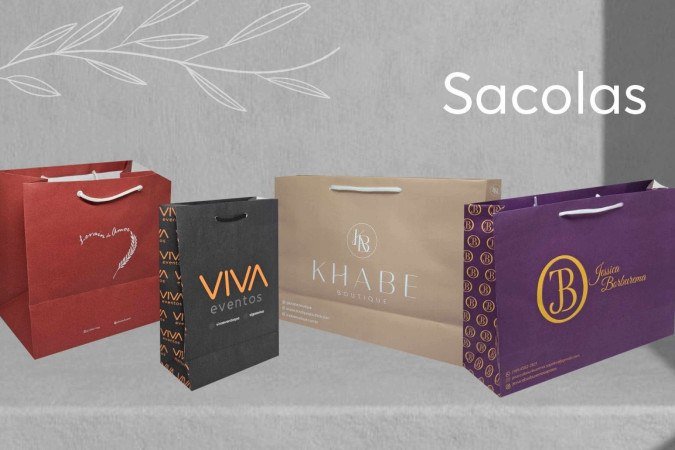 conjunto sacolas