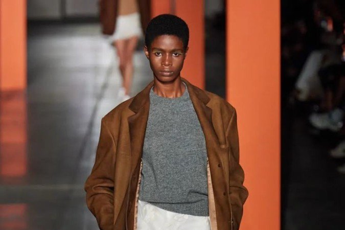 A camurça foi uma das apostas da Prada para a semana de moda de Milão 