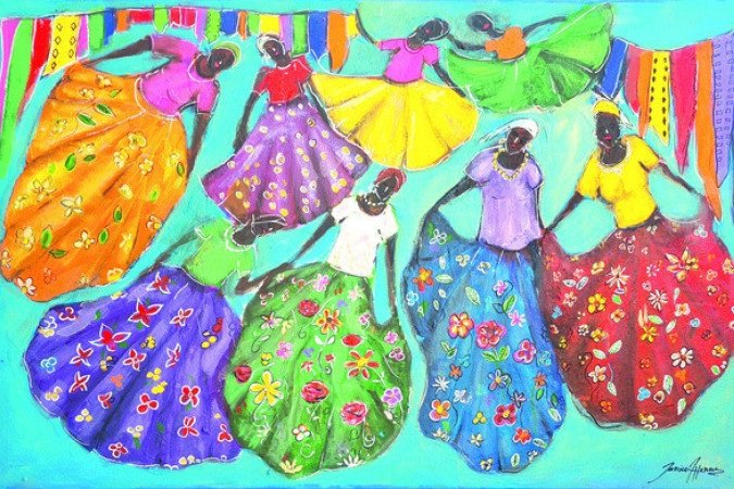 Artes da exposição sobre povo Kalunga - (crédito: Janice Affonso) Artes da exposição sobre povo Kalunga - (crédito: Janice Affonso)