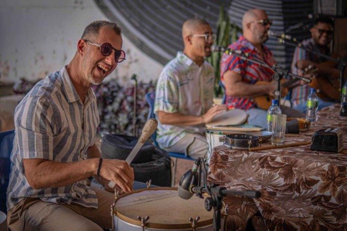 Grupo Vai que é Samba anima a Feijoada no Clube do Choro - (crédito: Divulgação) Grupo Vai que é Samba anima a Feijoada no Clube do Choro - (crédito: Divulgação)