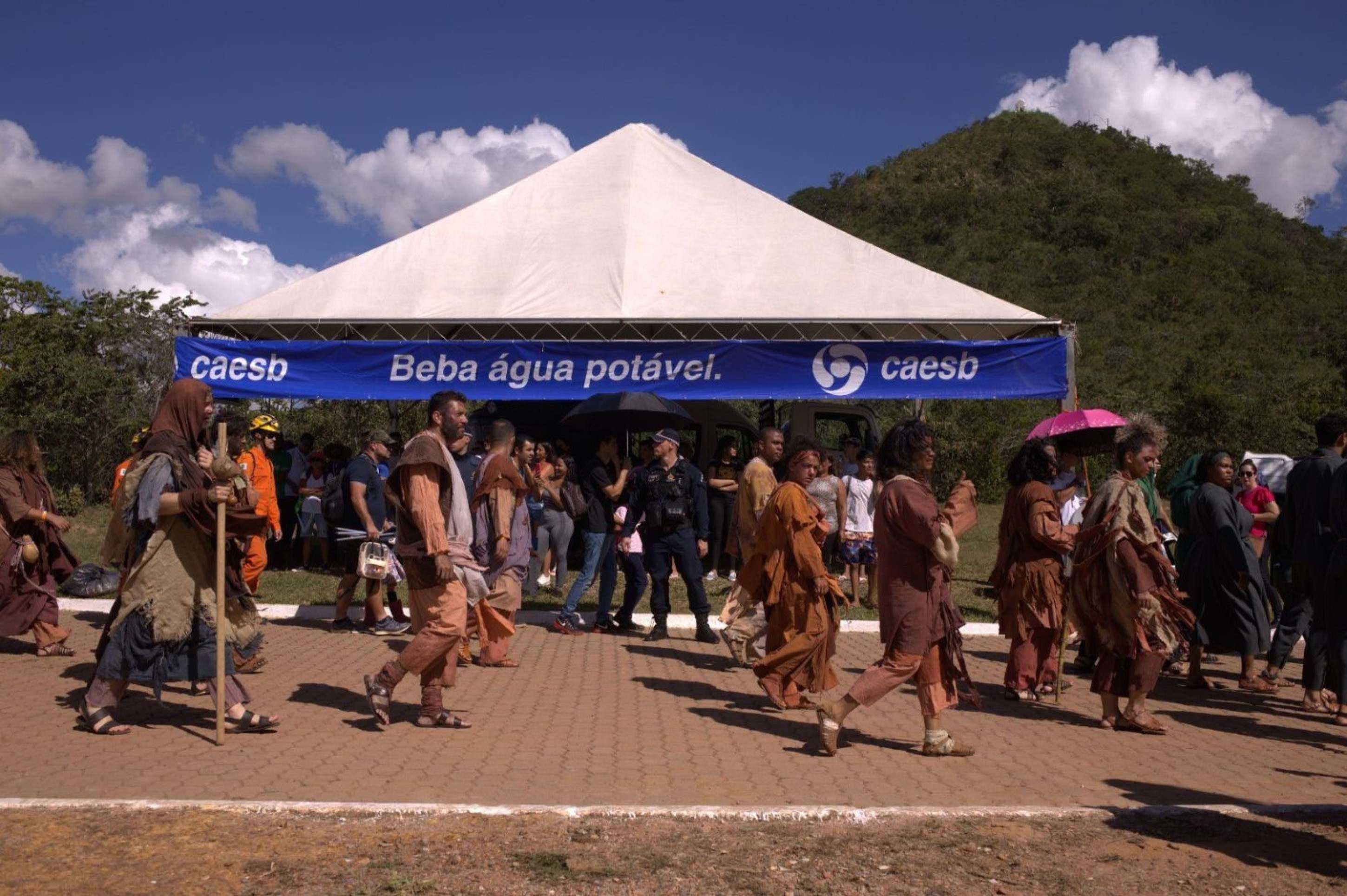 Encenação da Paixão de Cristo terá distribuição de 26 mil litros de água