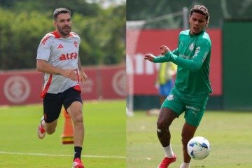 Montagem - Bruno Henrique e Richard Ríos - (crédito: Divulgação/Ricardo Duarte Divulgação/Cesar Greco) Montagem - Bruno Henrique e Richard Ríos - (crédito: Divulgação/Ricardo Duarte Divulgação/Cesar Greco)