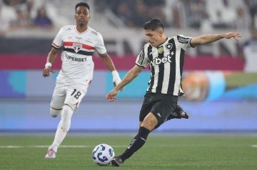 Savarino. Botafogo x São Paulo pelo Campeonato Brasileiro - (crédito: Vitor Silva/Botafogo) Savarino. Botafogo x São Paulo pelo Campeonato Brasileiro - (crédito: Vitor Silva/Botafogo)