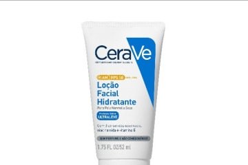 Loção Facial Hidratante AM FPS50, de CeraVe 
(R$ 109,90)