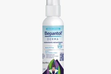 Hidratante instantâneo 
em spray, 
da Bepantol 
(R$ 41,90)