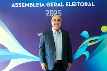 Radamés Lattari foi reeleito presidente da CBV para o ciclo dos Jogos Olímpicos de Los Angeles-2028 -  (crédito: Maurício Val/FV Imagem/CBV)