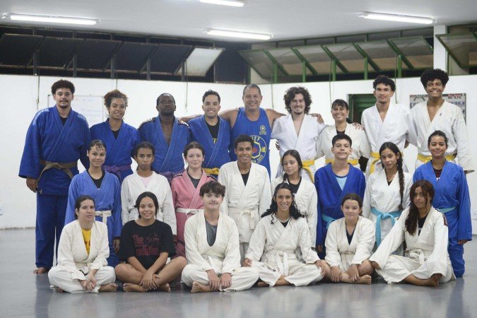 Desde 2017, os alunos são incentivados a praticar escrita e interpretação de texto sobre o significado do judô: "Caminho suave" - (crédito: Guilherme Felix/CB/D.A Press ) Desde 2017, os alunos são incentivados a praticar escrita e interpretação de texto sobre o significado do judô: "Caminho suave" - (crédito: Guilherme Felix/CB/D.A Press )